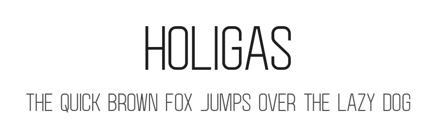 Holigas by Khurasan — Sans Serif Font