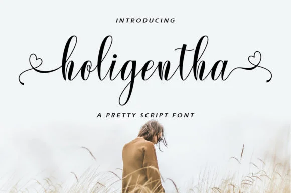 Holigentha Font by Kama Studio โ Script Handwritten Font