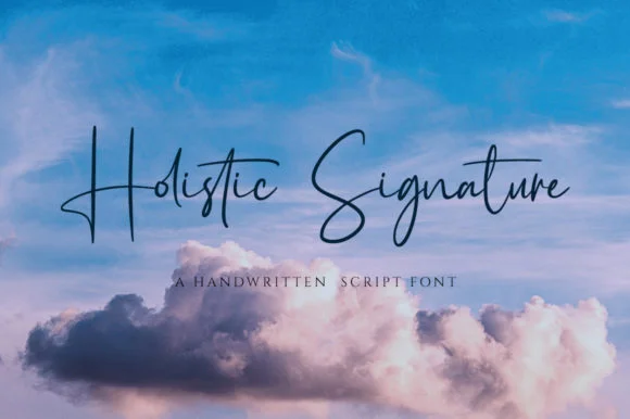 Holistic Signature Font by Green Adventure Studio — Script Handwritten Font