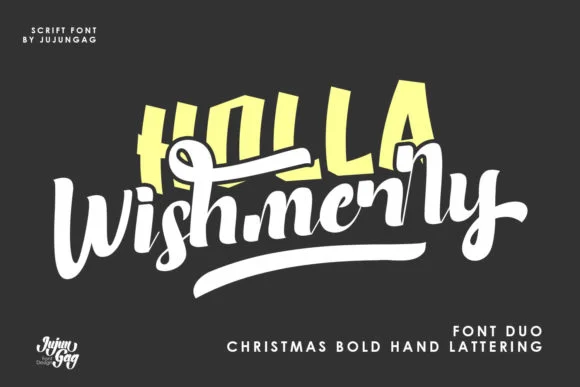 Holla Wishmerry Font by Nerdstudio β Script Handwritten Font