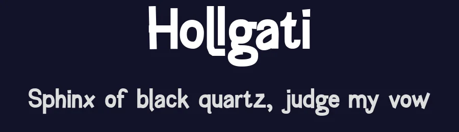 Hollgati by Grontype — Decorative Font — thumbnail 2