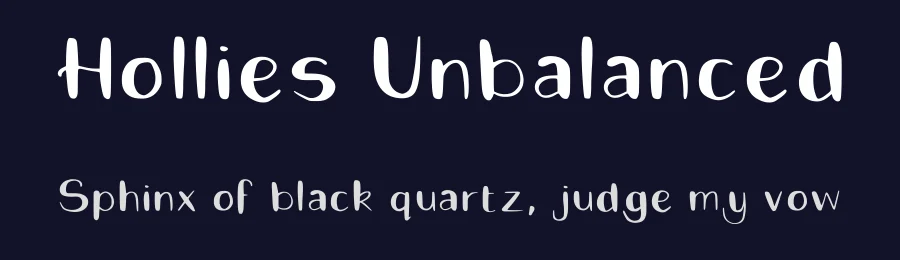 Hollies Unbalanced by HollieInk — Script Handwritten Font — thumbnail 2