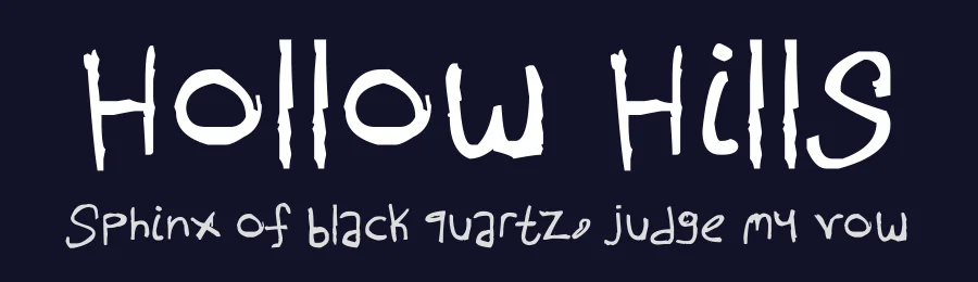 Hollow Hills by Landis Tindell — Script Handwritten Font — thumbnail 2
