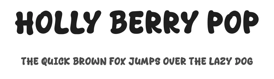 Holly Berry Pop