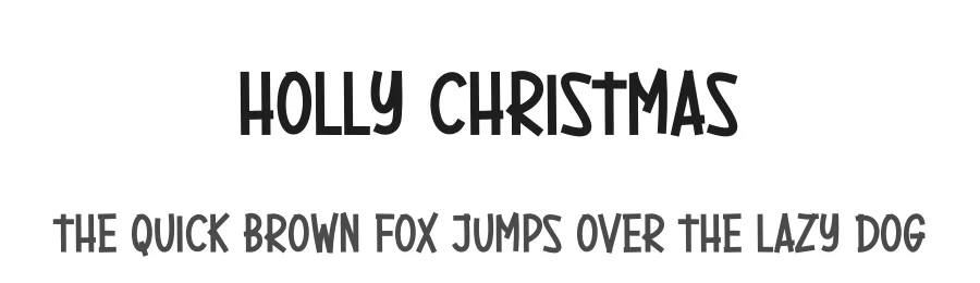 Holly Christmas
