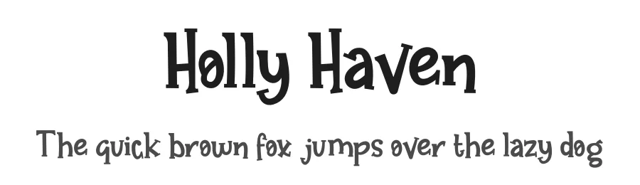 Holly Haven by PutraCetol Studio — Decorative Font