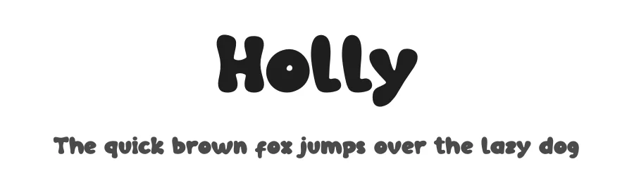 Holly by FactoryType — Decorative Font