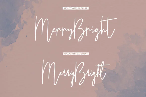 Hollydates Font by Maulana Creative — Script Handwritten Font — thumbnail 2