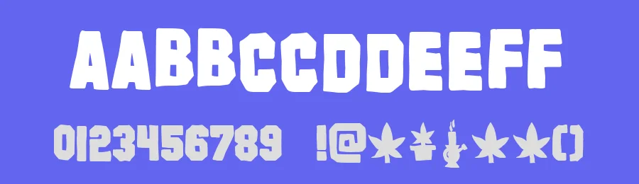 Hollyweed by Woodcutter — Decorative Font — thumbnail 3