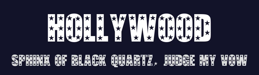 Hollywood by Martin Holm — Decorative Font — thumbnail 2