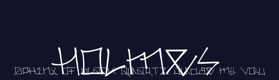 Holmes by Typeology — Script Handwritten Font — thumbnail 2