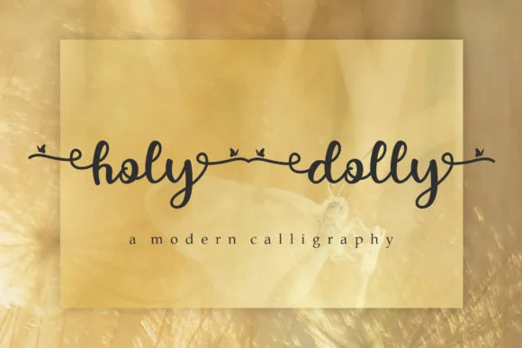 Holy Dolly Font by RT Studio — Script Handwritten Font