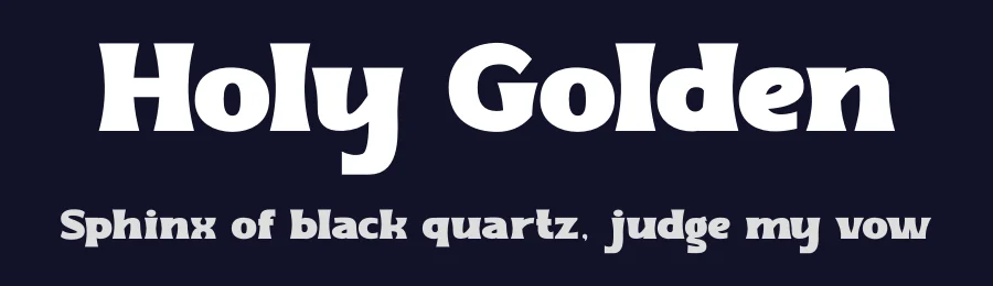 Holy Golden by PutraCetol Studio — Decorative Font — thumbnail 2