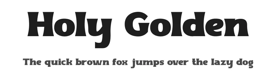 Holy Golden by PutraCetol Studio β Decorative Font