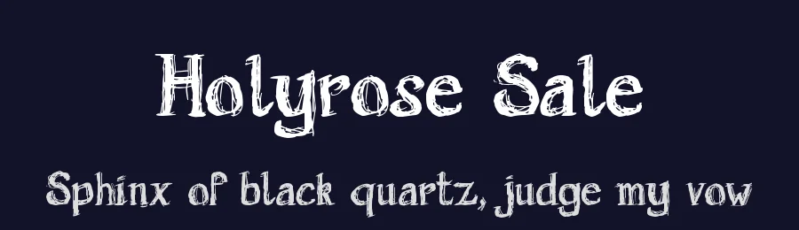 Holyrose Sale by Holyrose — Script Handwritten Font — thumbnail 2