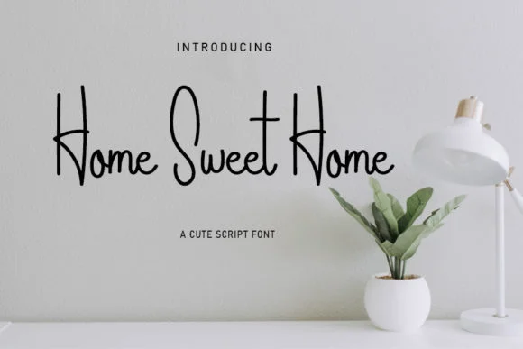 Home Sweet Home Font by shiddiq.art by shiddiq.art — Script Handwritten Font