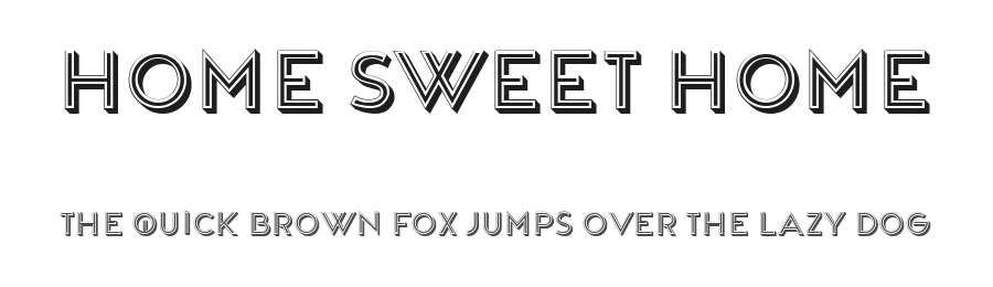Home Sweet Home by Vladimir Nikolic — Sans Serif Font