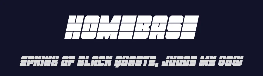 Homebase by Iconian Fonts — Display Font — thumbnail 2