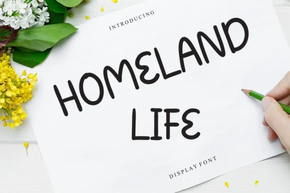 Homeland Life Font by Garcio — Script Handwritten Font