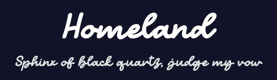 Homeland by Letterafa Studio — Script Handwritten Font — thumbnail 2