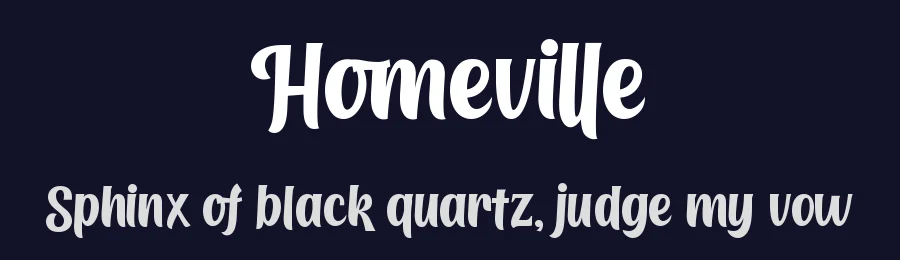 Homeville by DumadiStyle — Script Handwritten Font — thumbnail 2