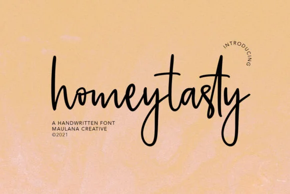 Homeytasty Font by Maulana Creative — Script Handwritten Font