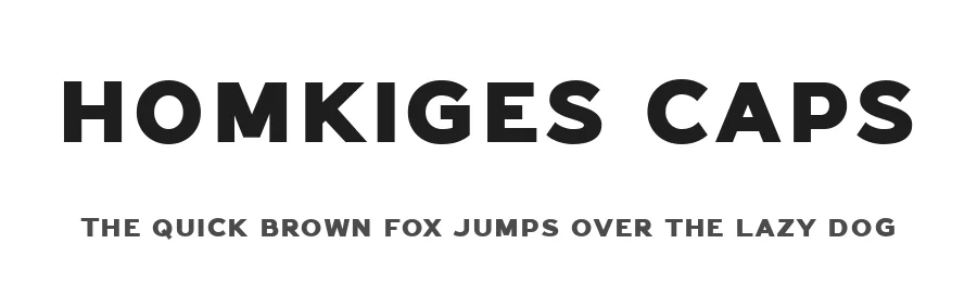 Homkiges Caps by Edignwn Type — Sans Serif Font