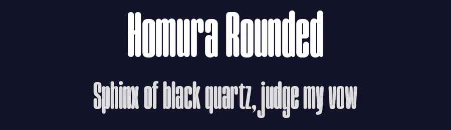 Homura Rounded by Arterfak Project — Sans Serif Font — thumbnail 2