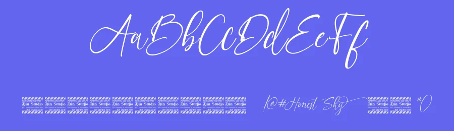 Honest Sky by Nathatype — Script Handwritten Font — thumbnail 3