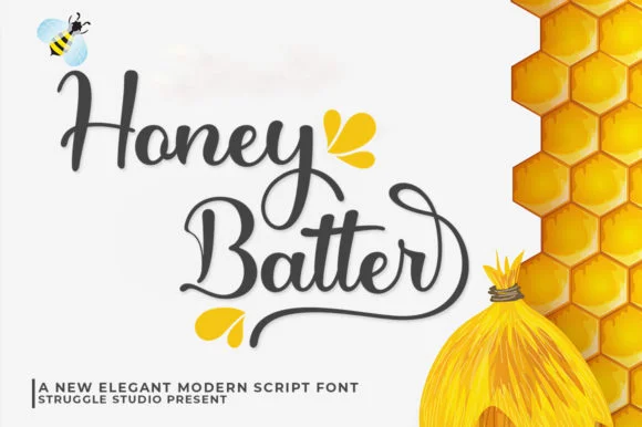 Honey Batter Font by Struggle Studio — Script Handwritten Font