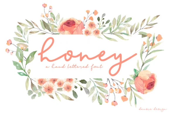 Honey Font by dansiedesign by dansiedesign — Script Handwritten Font