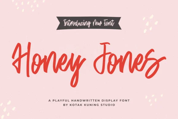 Honey Jones Font by Kotak Kuning Studio — Script Handwritten Font
