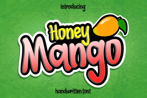 Honey Mango Font by Deedeetype — Script Handwritten Font