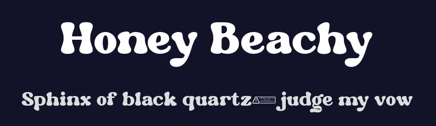 Honey Beachy by Sohel Studio — Decorative Font — thumbnail 2