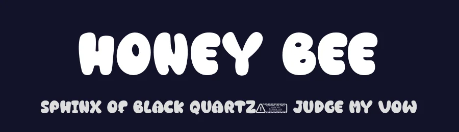 Honey Bee by Kong Font — Decorative Font — thumbnail 2