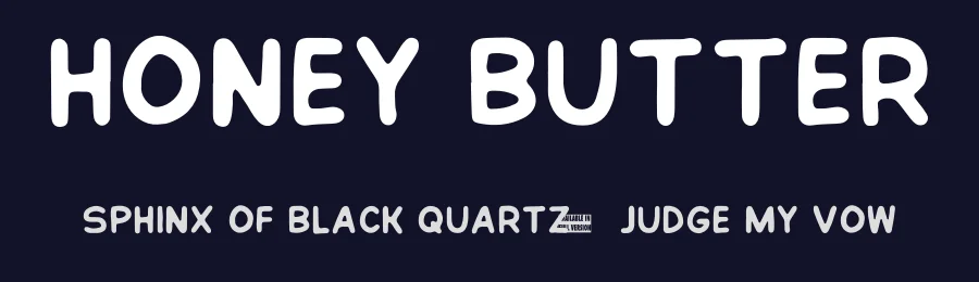 Honey Butter by Zansari — Decorative Font — thumbnail 2