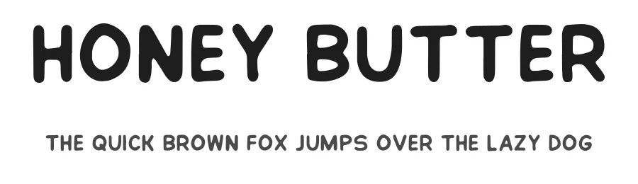 Honey Butter by Zansari — Decorative Font