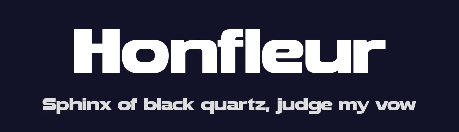 Honfleur by Typodermic Fonts — Decorative Font — thumbnail 2
