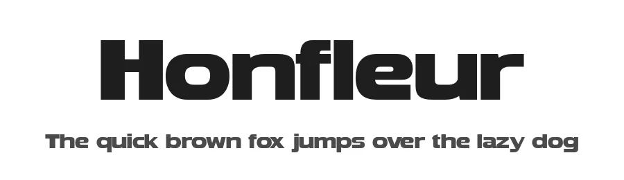 Honfleur by Typodermic Fonts — Decorative Font