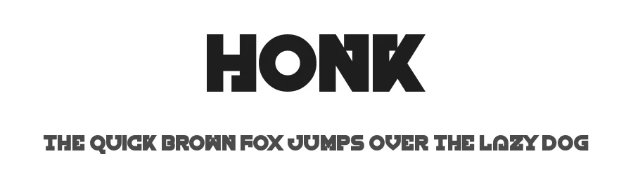 Honk by Chequered Ink β Sans Serif Font