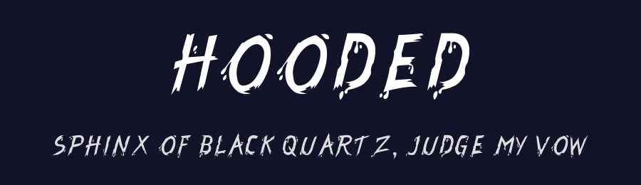 Hooded by Kong Font — Decorative Font — thumbnail 2