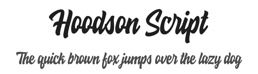 Hoodson Script