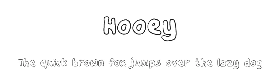 Hooey by Dharmas Foundry — Decorative Font