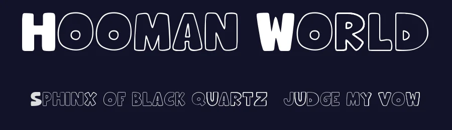 Hooman World by The Docallisme - Amry Al Mursalaat — Decorative Font — thumbnail 2