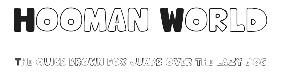 Hooman World by The Docallisme - Amry Al Mursalaat — Decorative Font