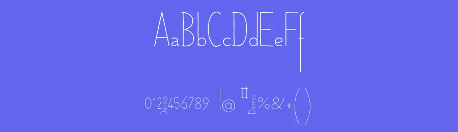 Hopeful Giraffe by JBFoundry — Decorative Font — thumbnail 3