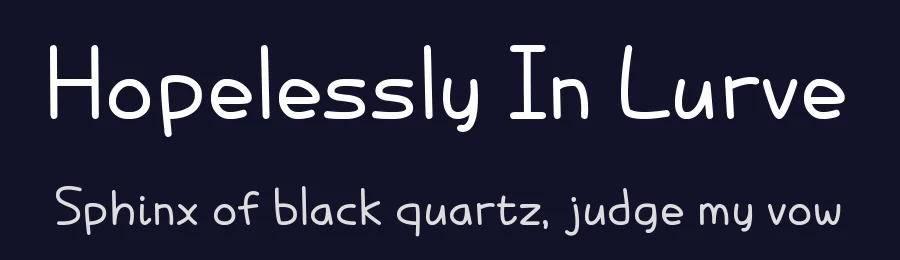 Hopelessly In Lurve by Chequered Ink — Script Handwritten Font — thumbnail 2