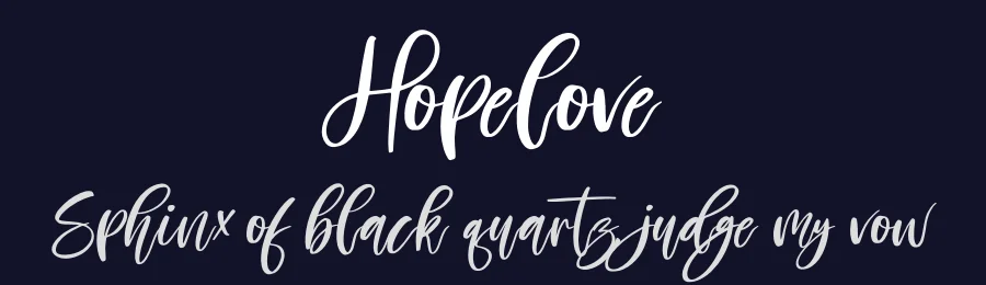 Hopelove by Perspectype Studio - Letterena.com — Script Handwritten Font — thumbnail 2