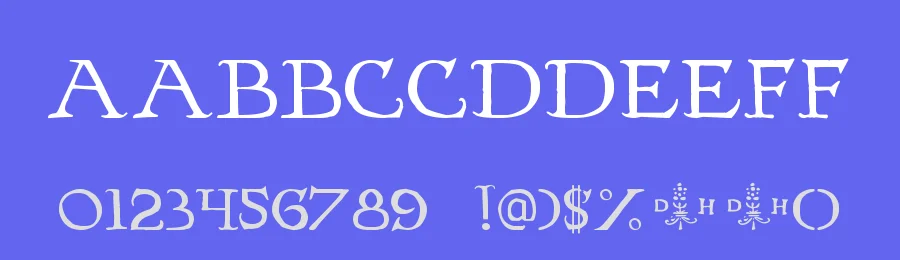 Hopfer Hornbook by Staffan Vilcans — Blackletter Font — thumbnail 3