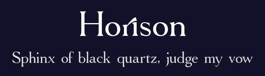 Horison by Font Kingdom — Serif Font — thumbnail 2